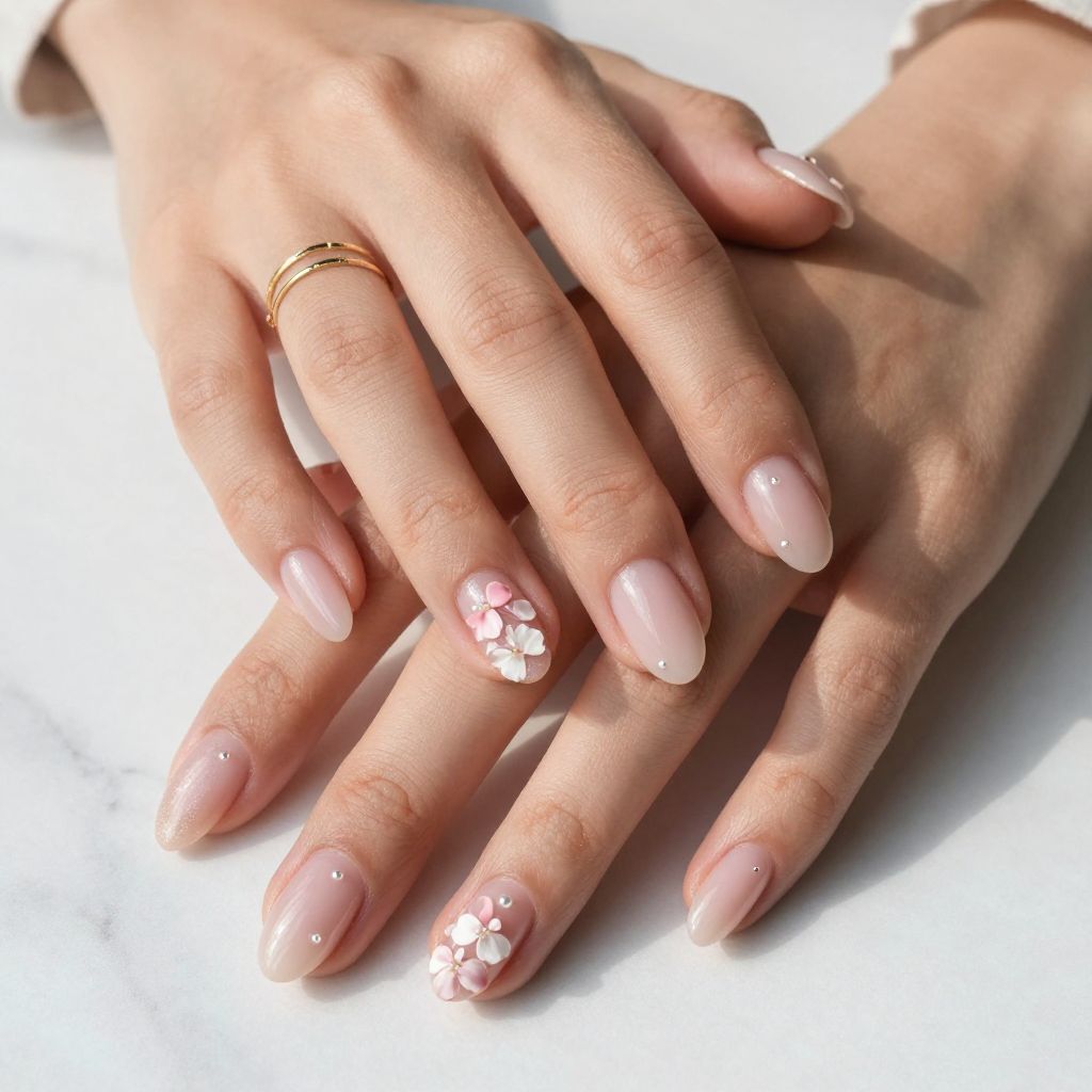 Sheer Milky Florals