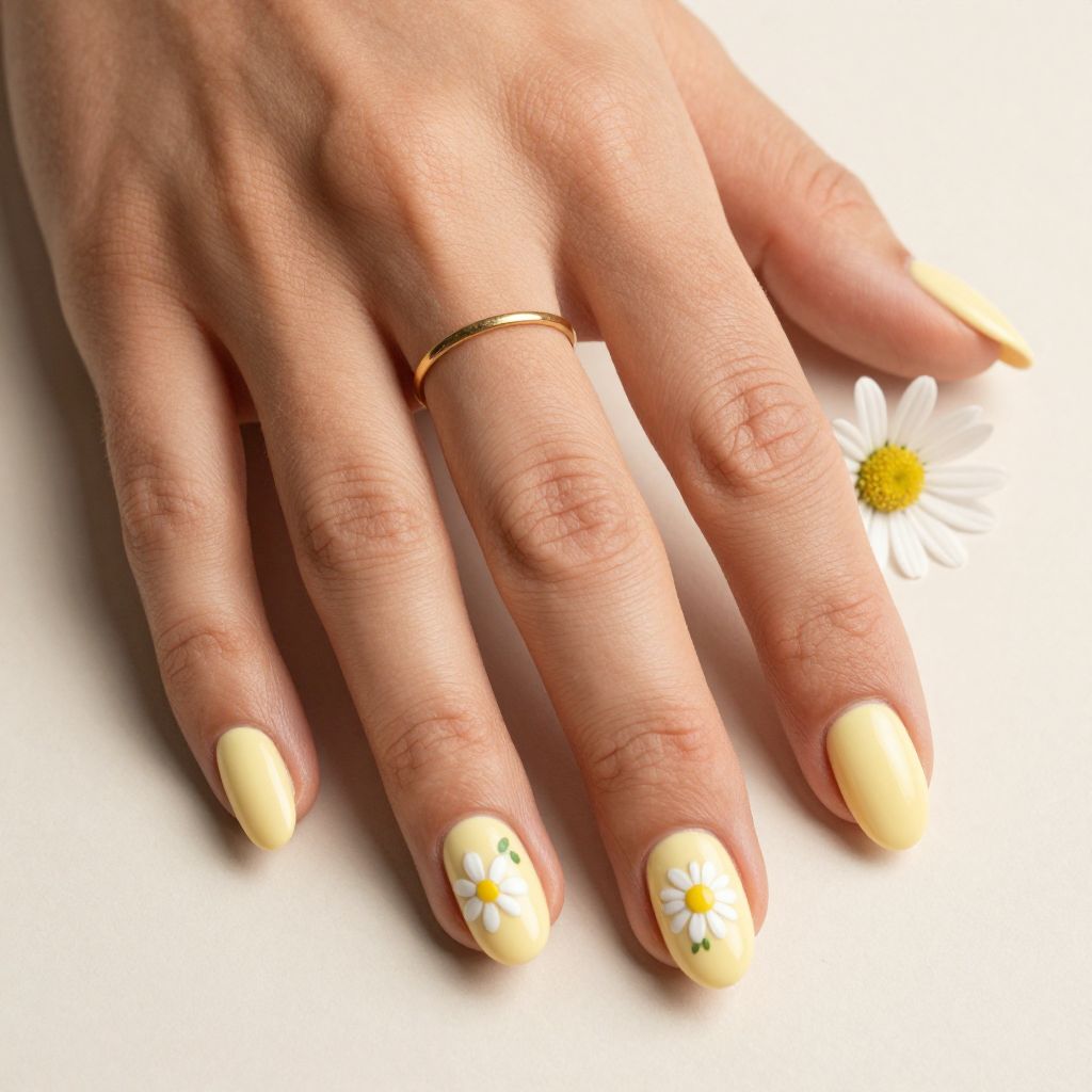Butter Yellow Daisy Texture