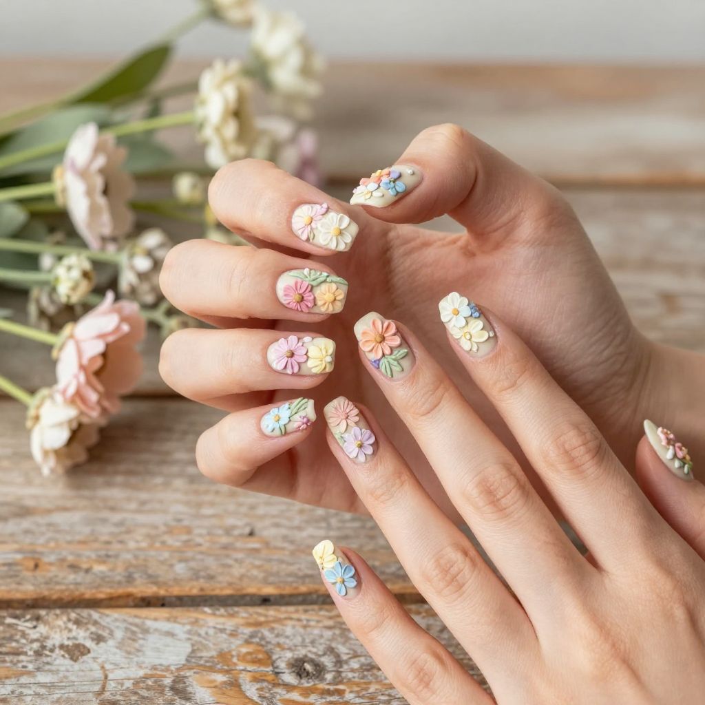 3D Nail Designs nail idea 3