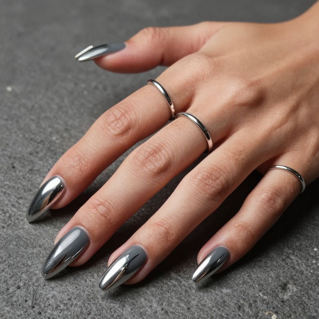 Spiky Punk Rock 3D Nails