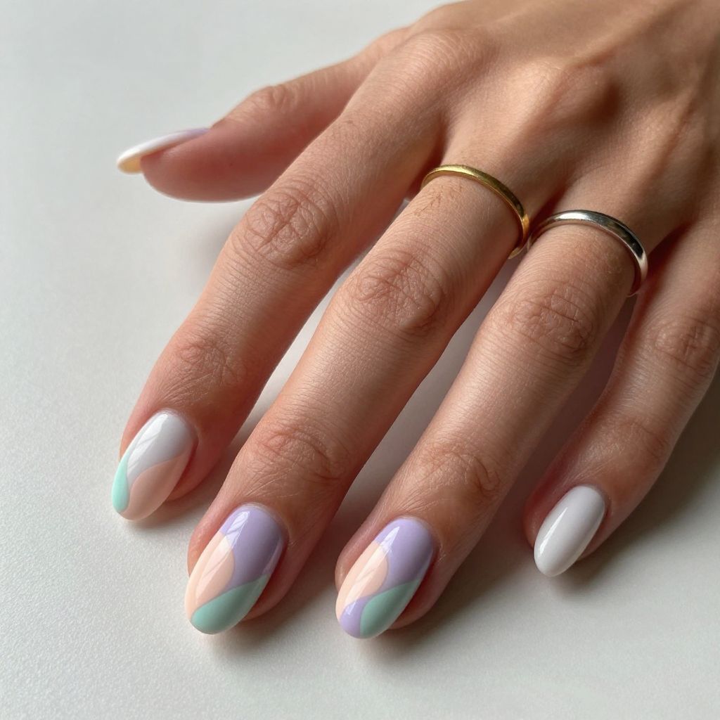 Organic 3D Blob Nails