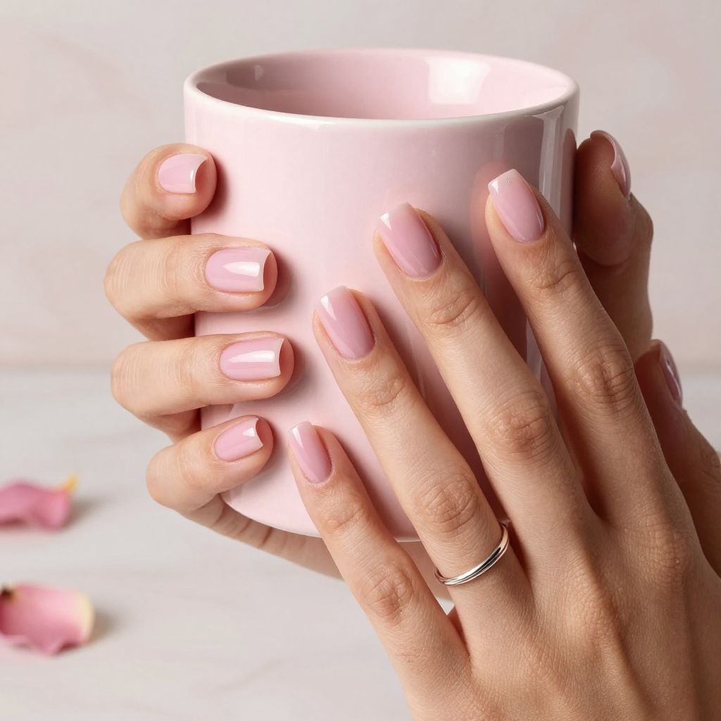 Jelly Pink Nails