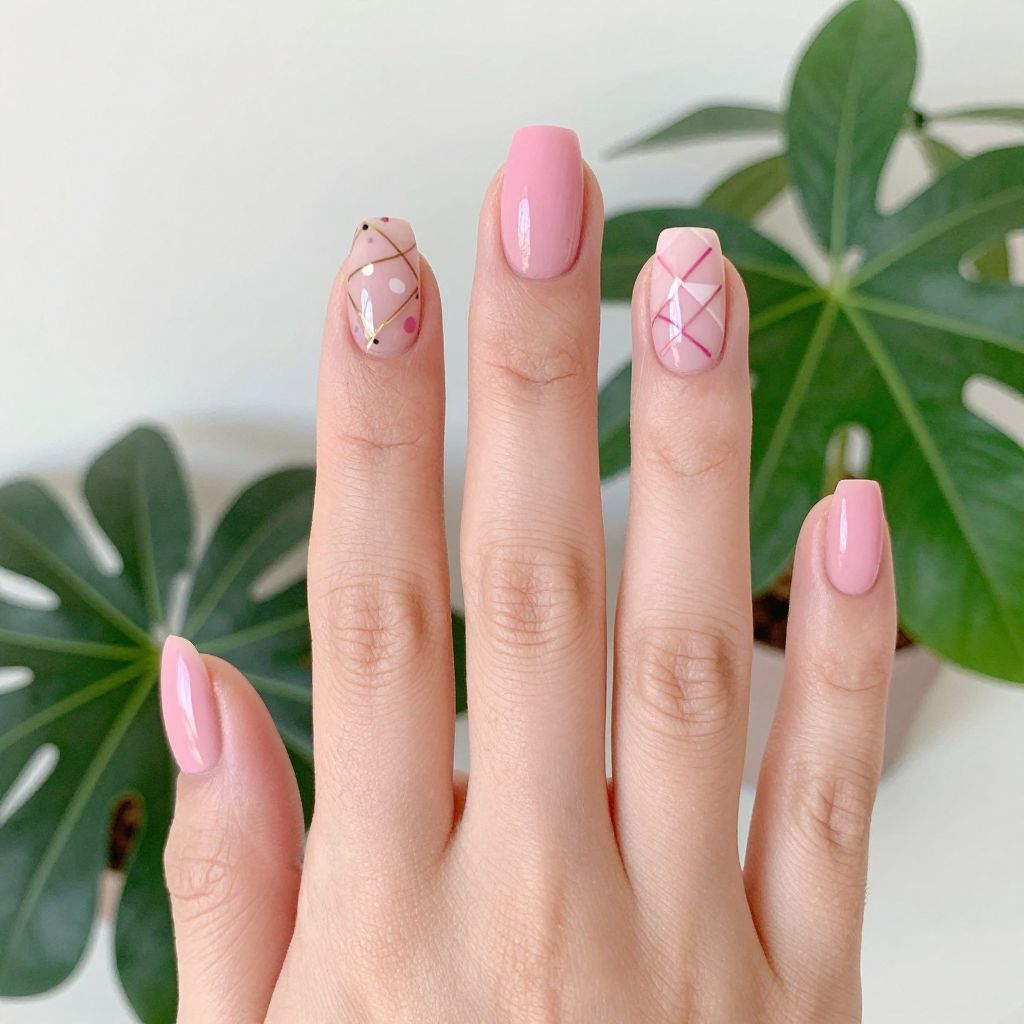 Abstract nail idea 11