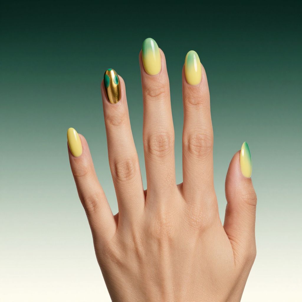 Abstract nail idea 6