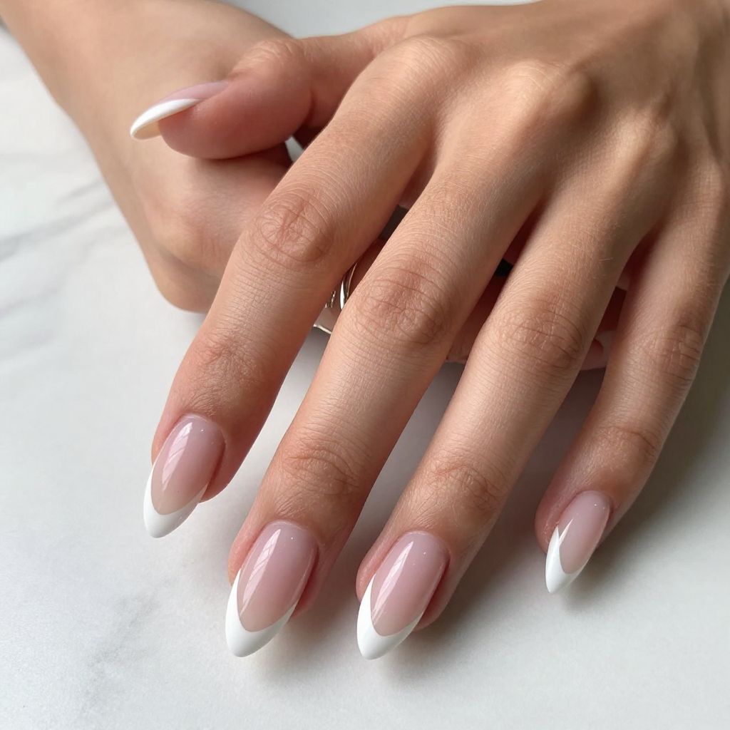 Elegant Pink And White V French