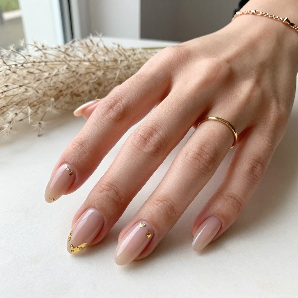 Gold Foil Almond Accents