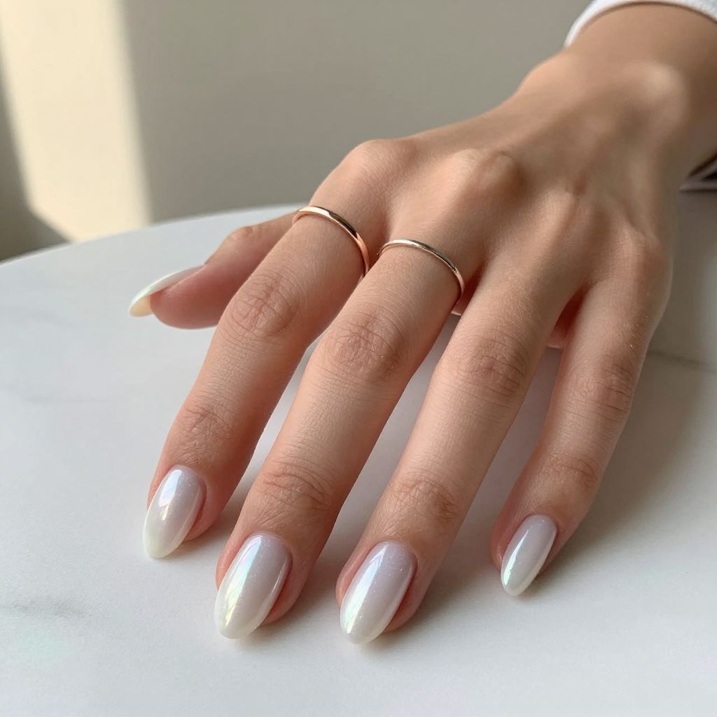 Pearl White Aura Elegance