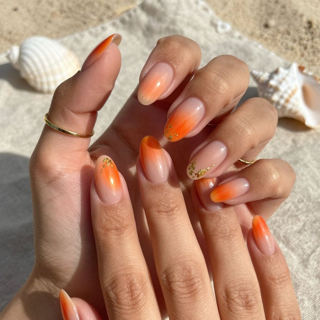 Sunset Orange Aura
