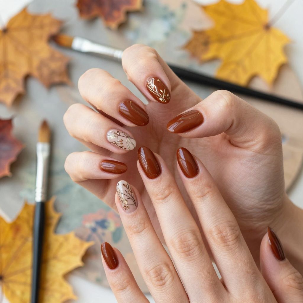 Autumn Nail Designs nail idea 15