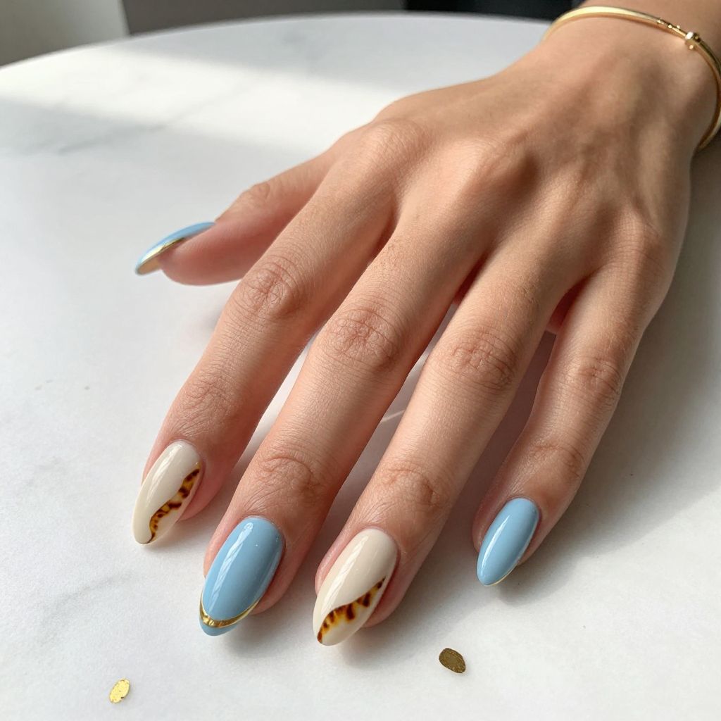 Baby Blue Nail Inspo 11