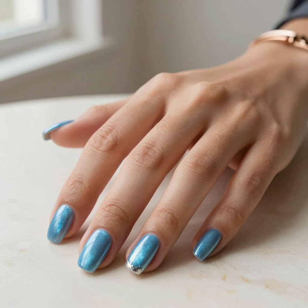 Baby Blue Nail Inspo 14