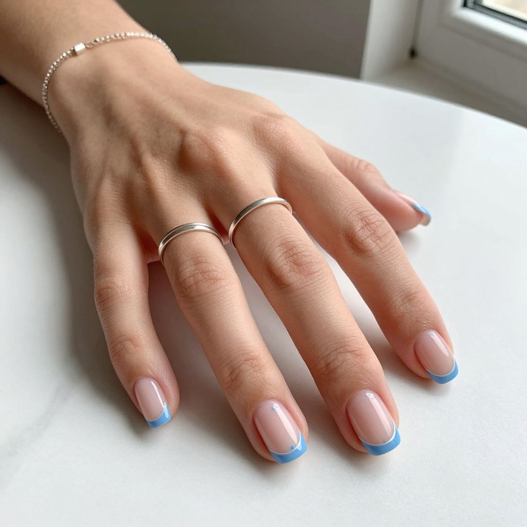 Baby Blue Nail Inspo 2