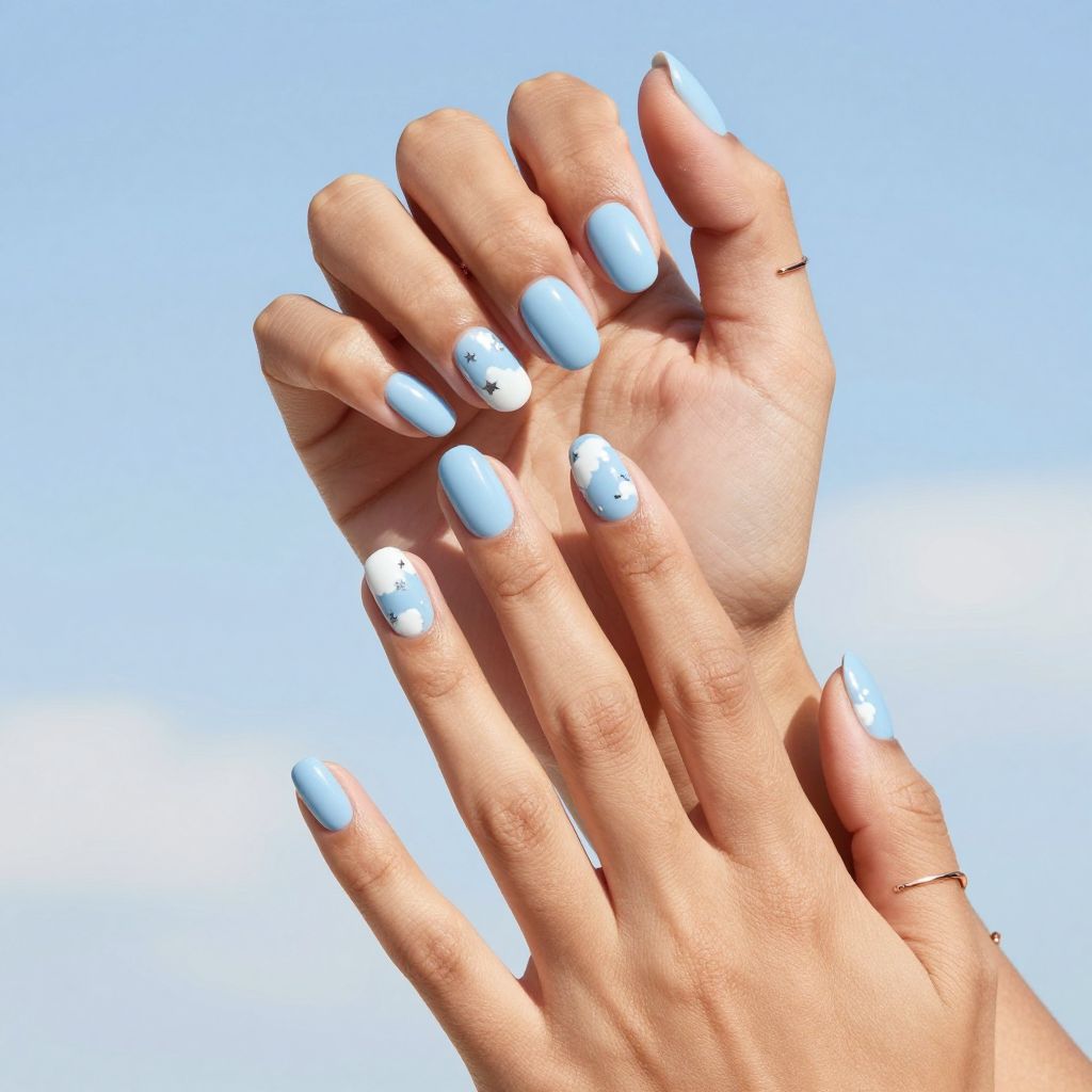 Baby Blue Nail Inspo 5