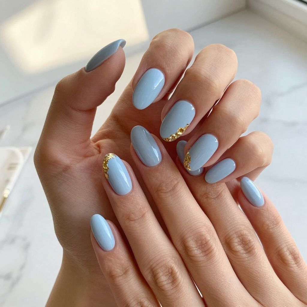 Baby Blue Nail Inspo 7