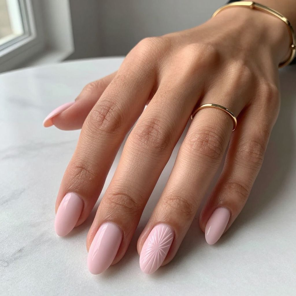 Baby Pink Nail Inspo 4