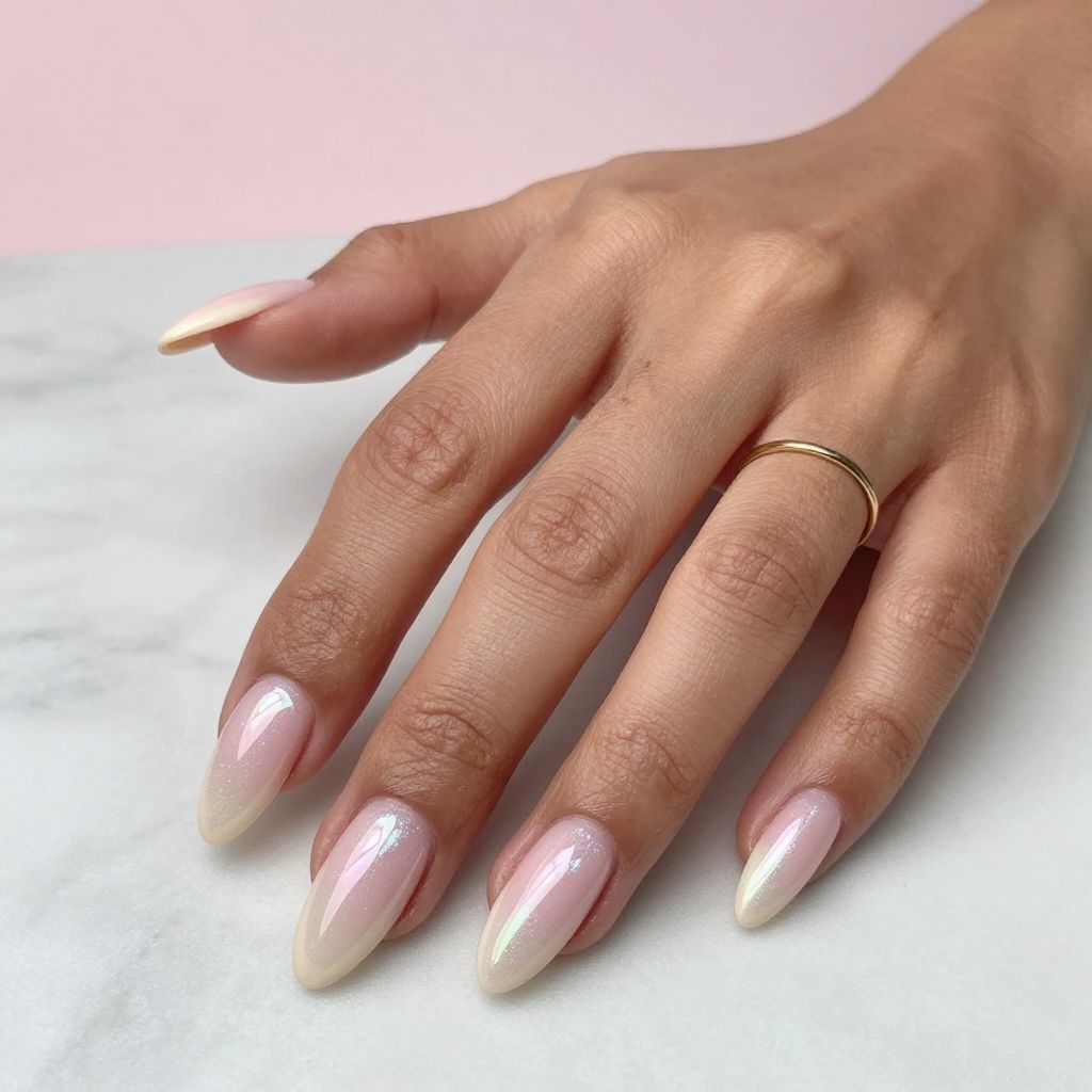 Baby Pink Nail Inspo 5
