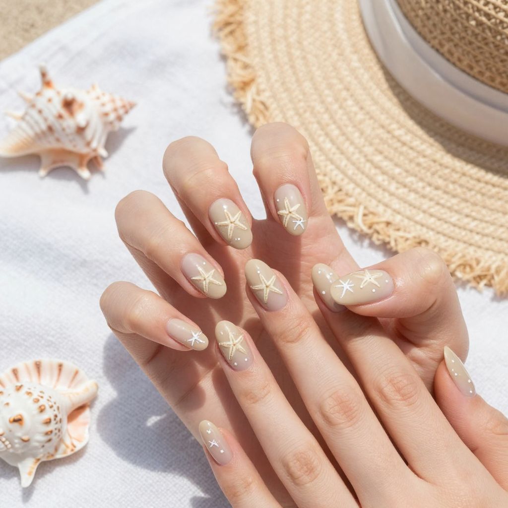 Beach Nail Designs nail idea 9