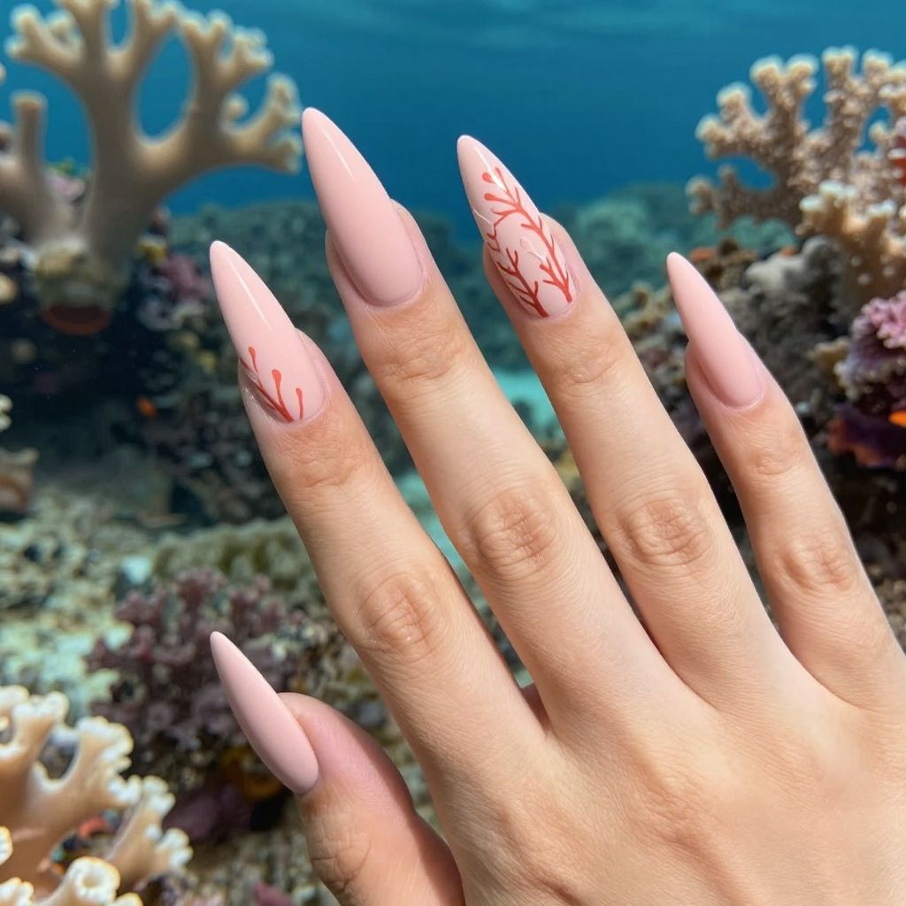 Beach Nail Designs nail idea 11