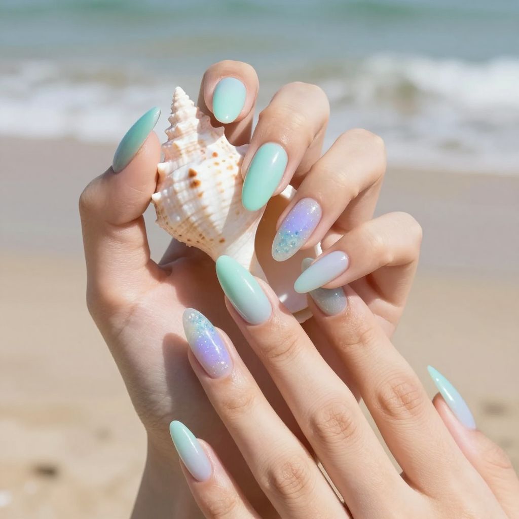 Beach Nail Designs nail idea 4