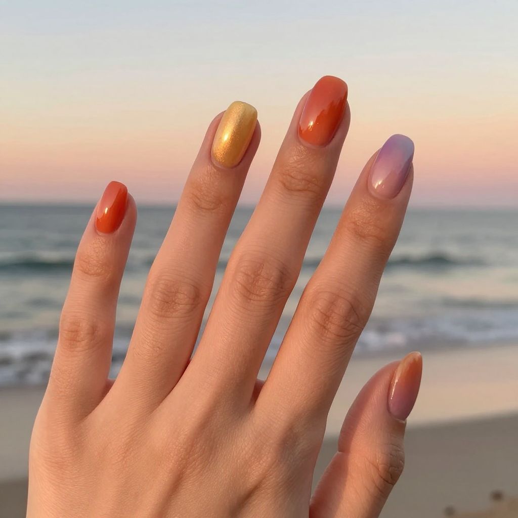 Beach Nail Designs nail idea 6