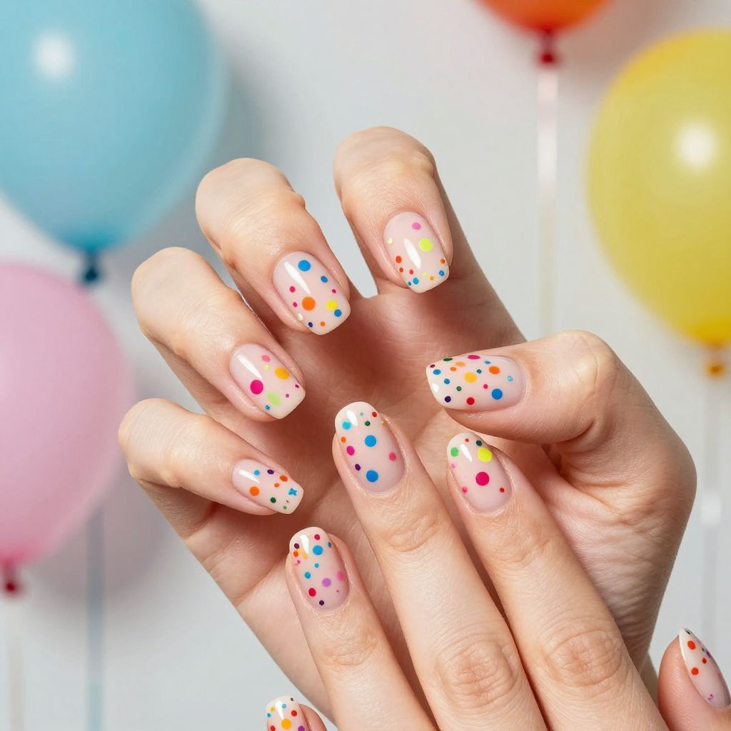 Birthday nail idea 15