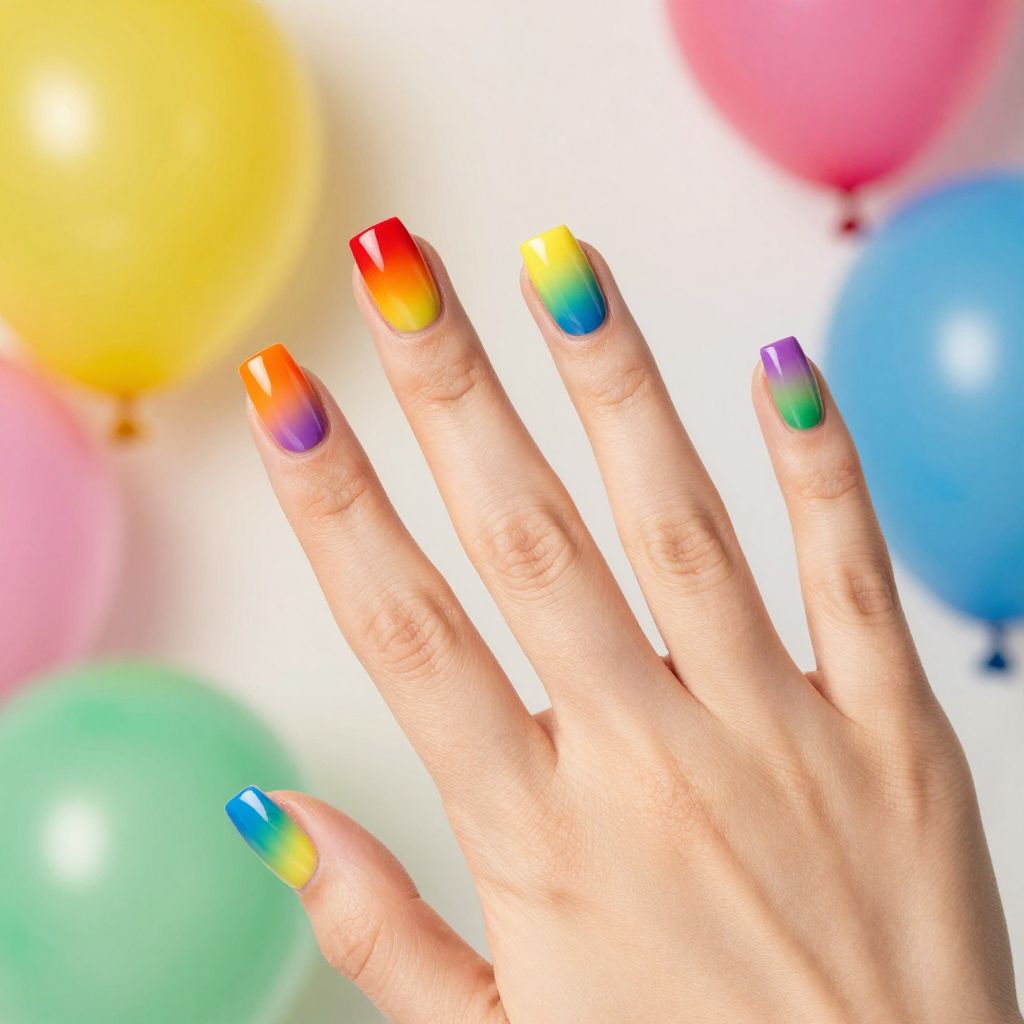 Birthday nail idea 2