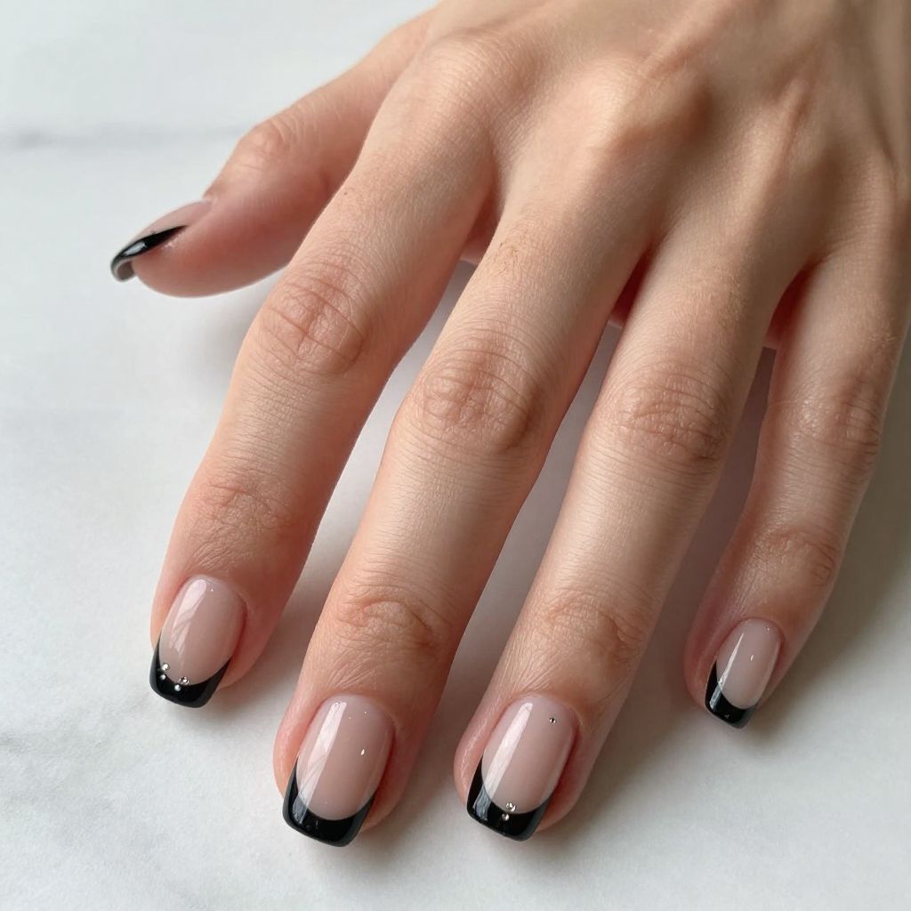 Negative Space Black Tips