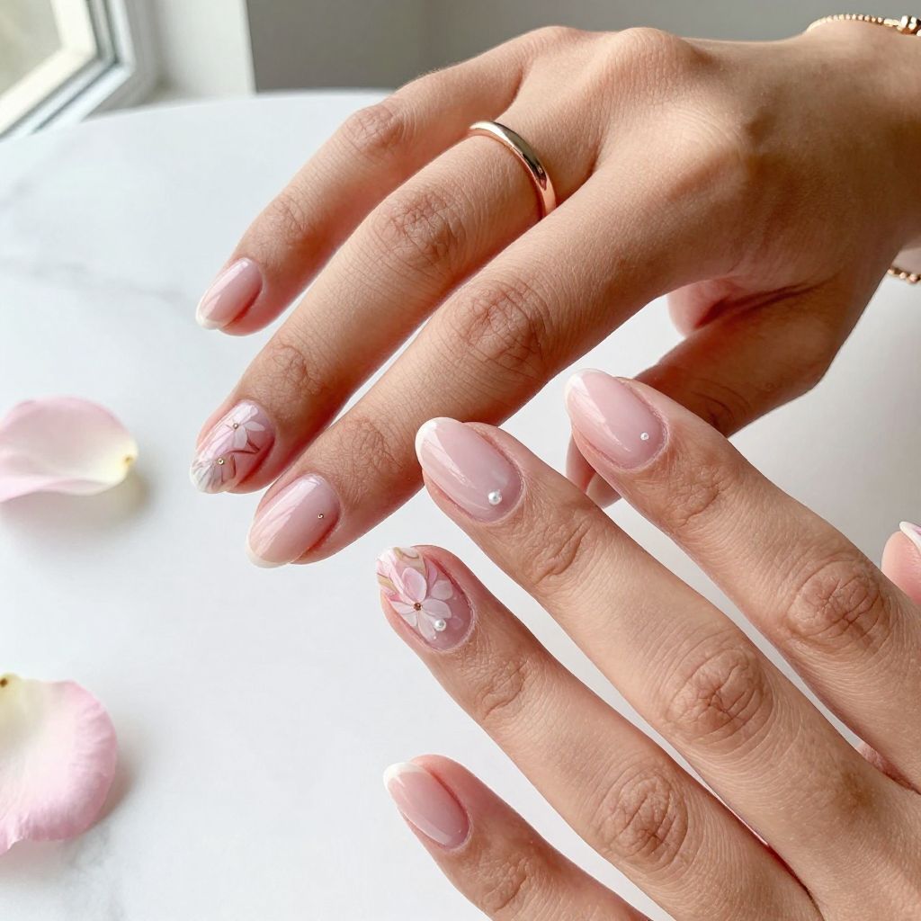 Soft Pink Blossom Tips