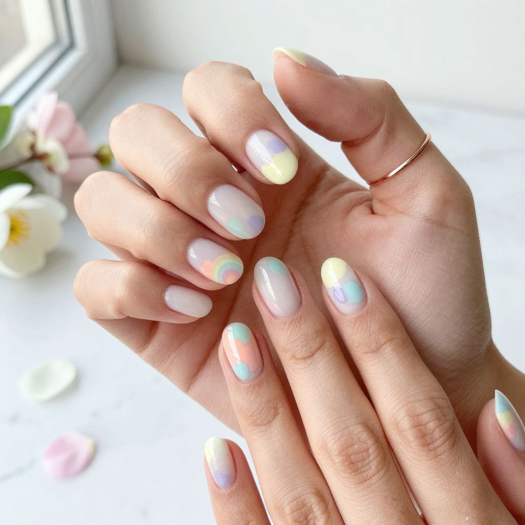 Pastel Rainbow Bloom