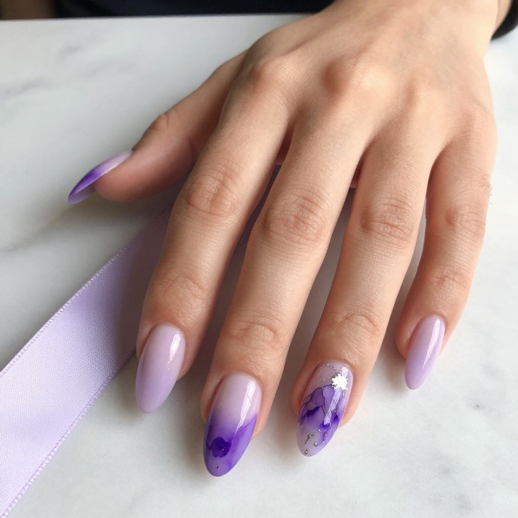 Lavender Garden Fade