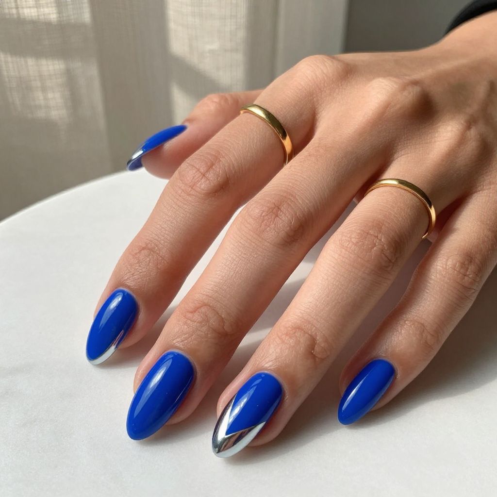Cerulean Blue with Chrome Mirror Finish