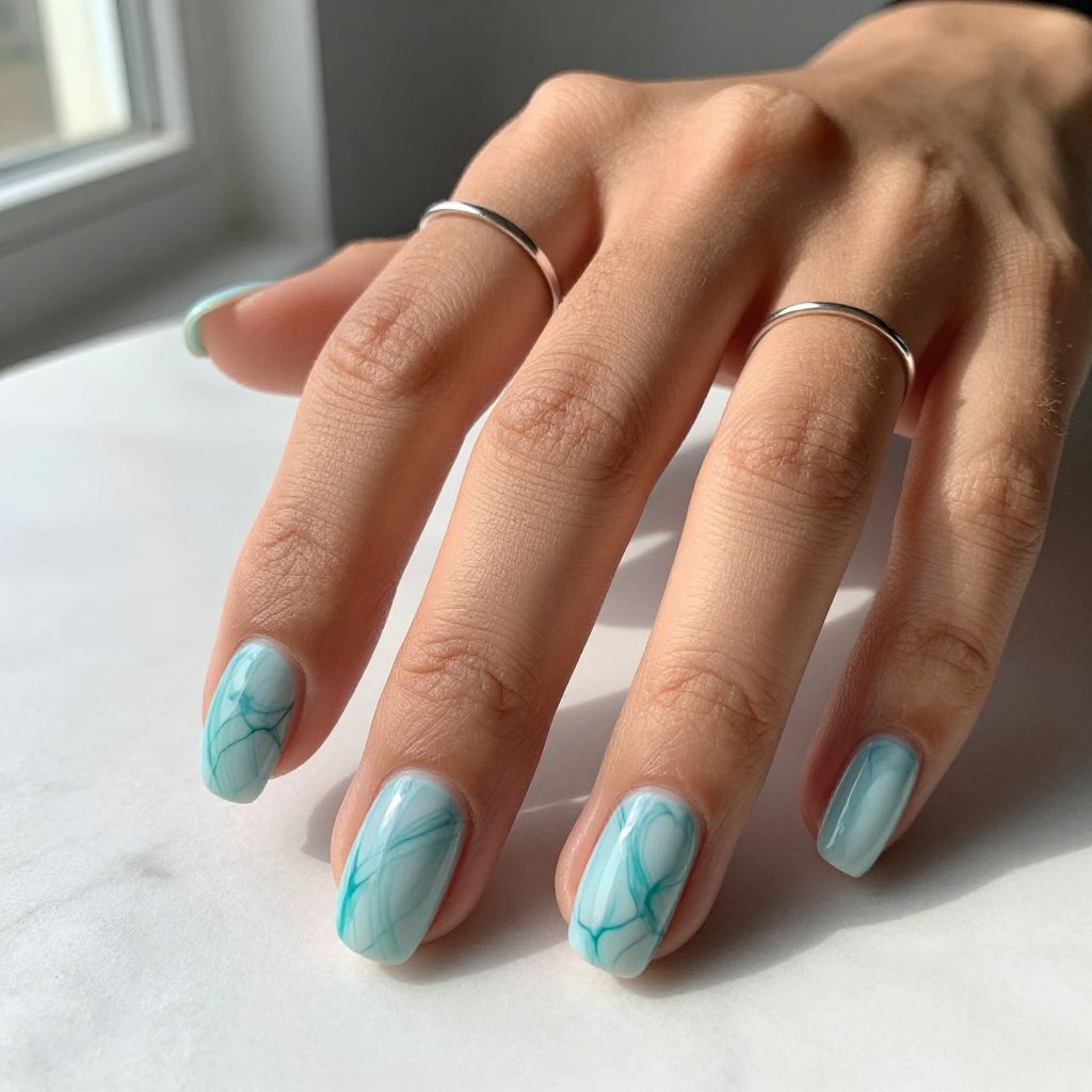Blue Nail Design Ideas image 6