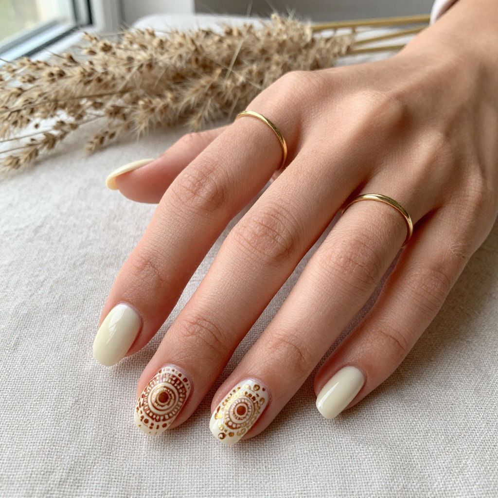 Boho nail idea 10