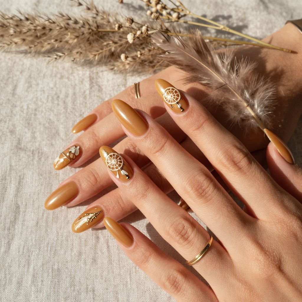 Boho nail idea 13