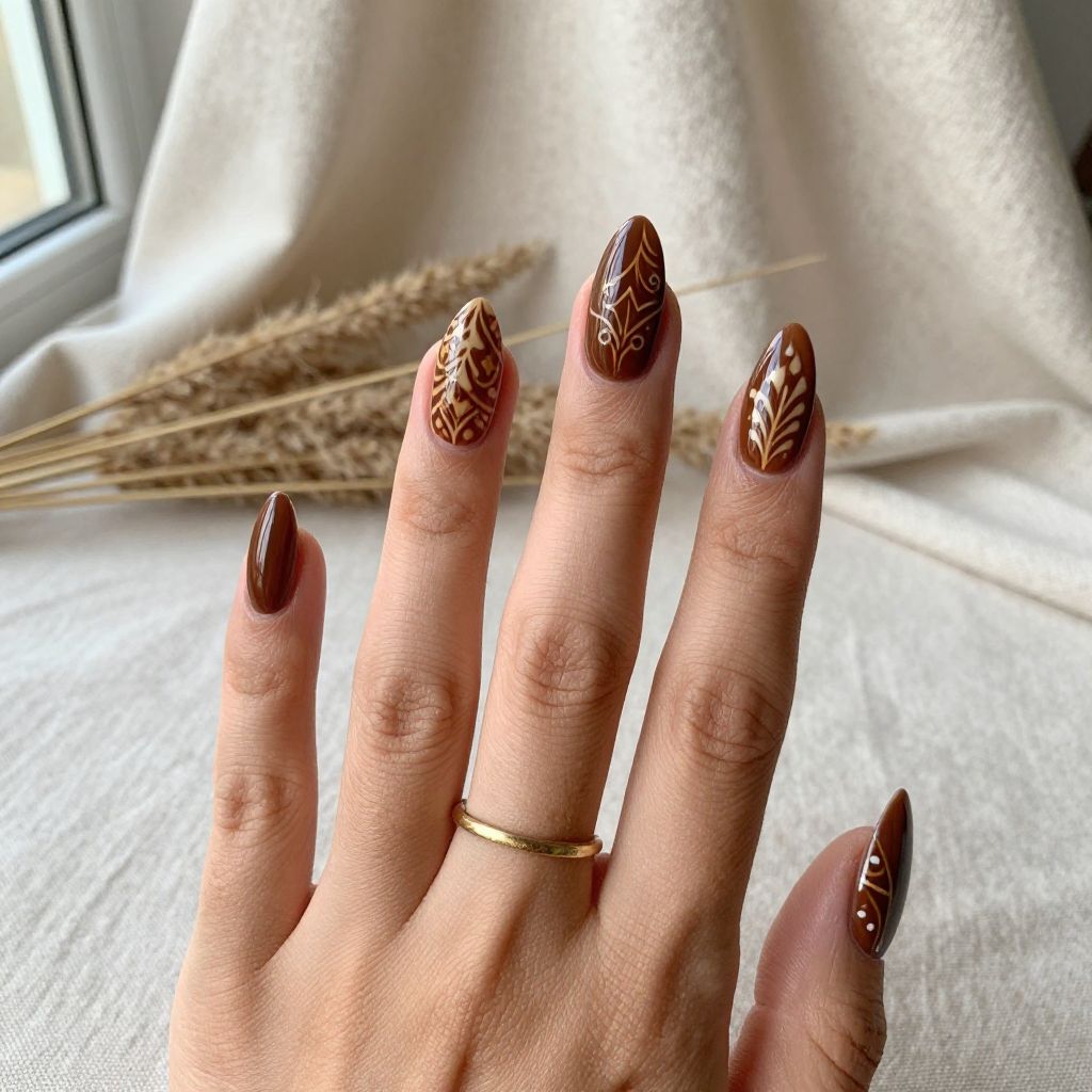 Boho nail idea 6