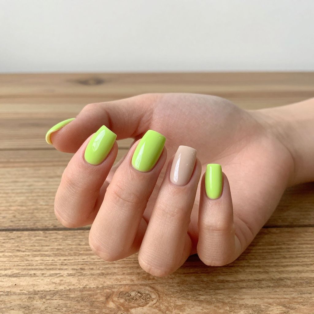 Bright Color nail idea 13