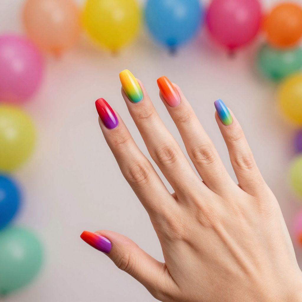Bright Color nail idea 15