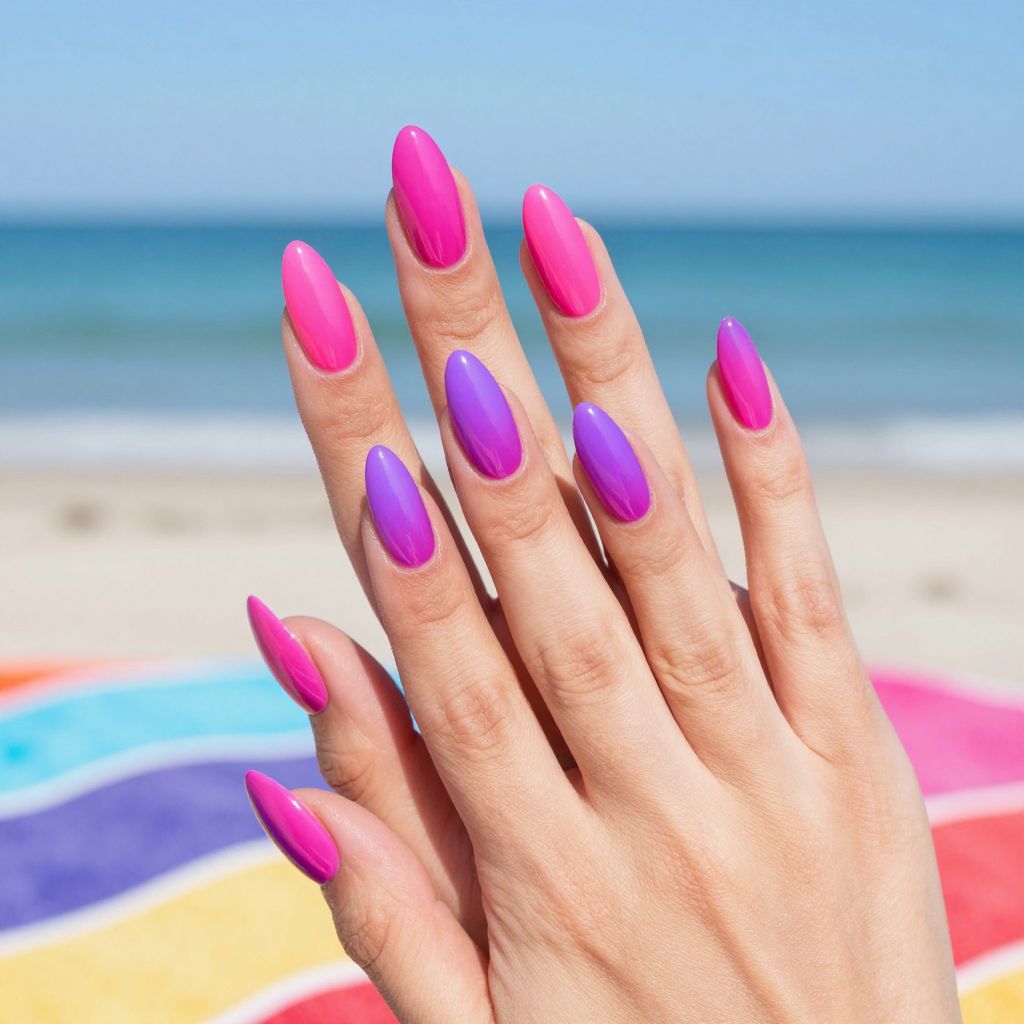 Bright Color nail idea 7