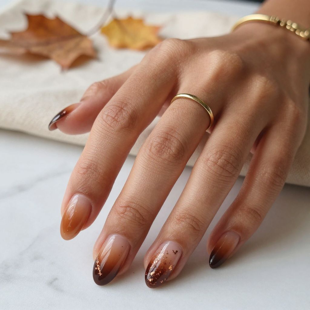 Copper Foil Ombre Brown
