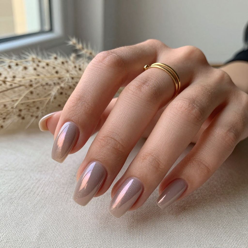 Smoky Taupe with Pearl Dust