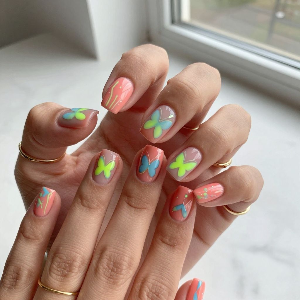 Butterfly Nail Inspo 13
