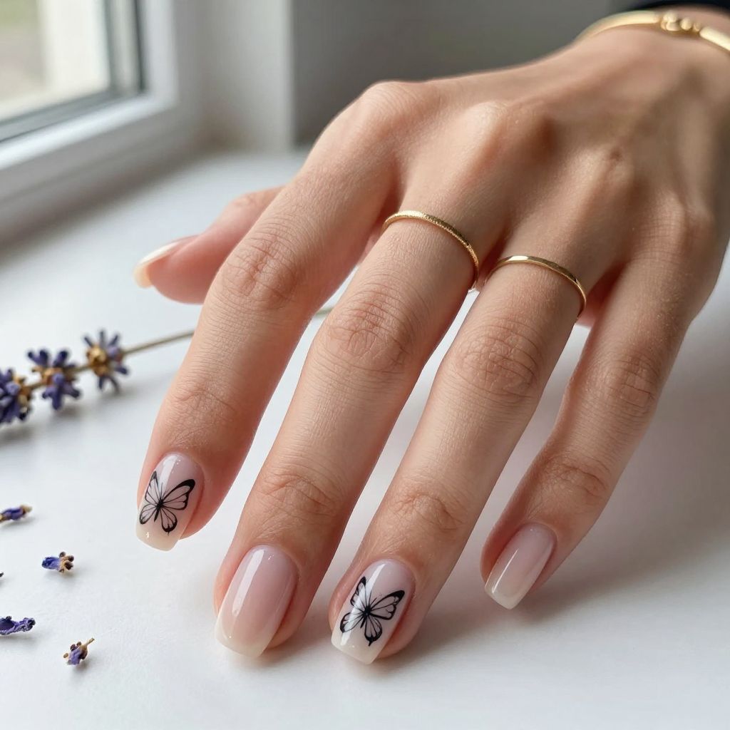 Butterfly Nail Inspo 15