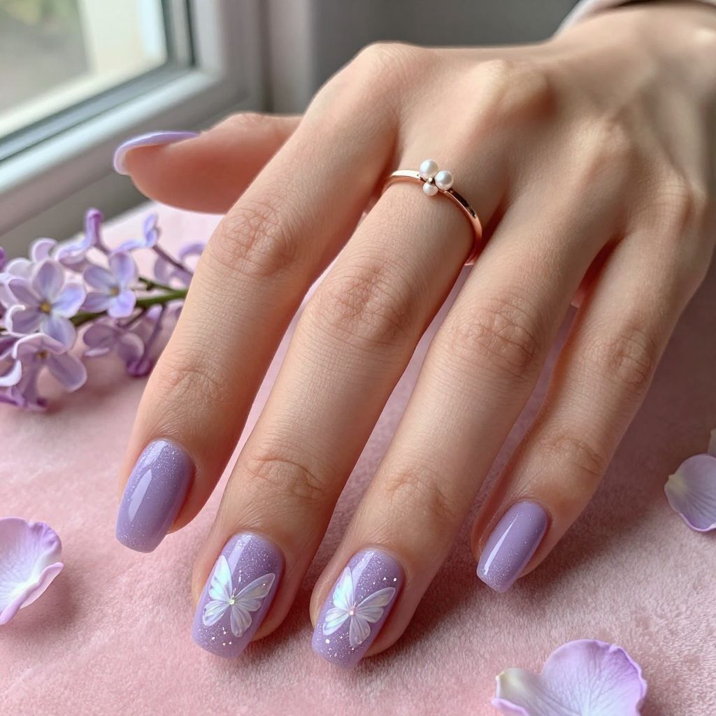 Butterfly Nail Inspo 7
