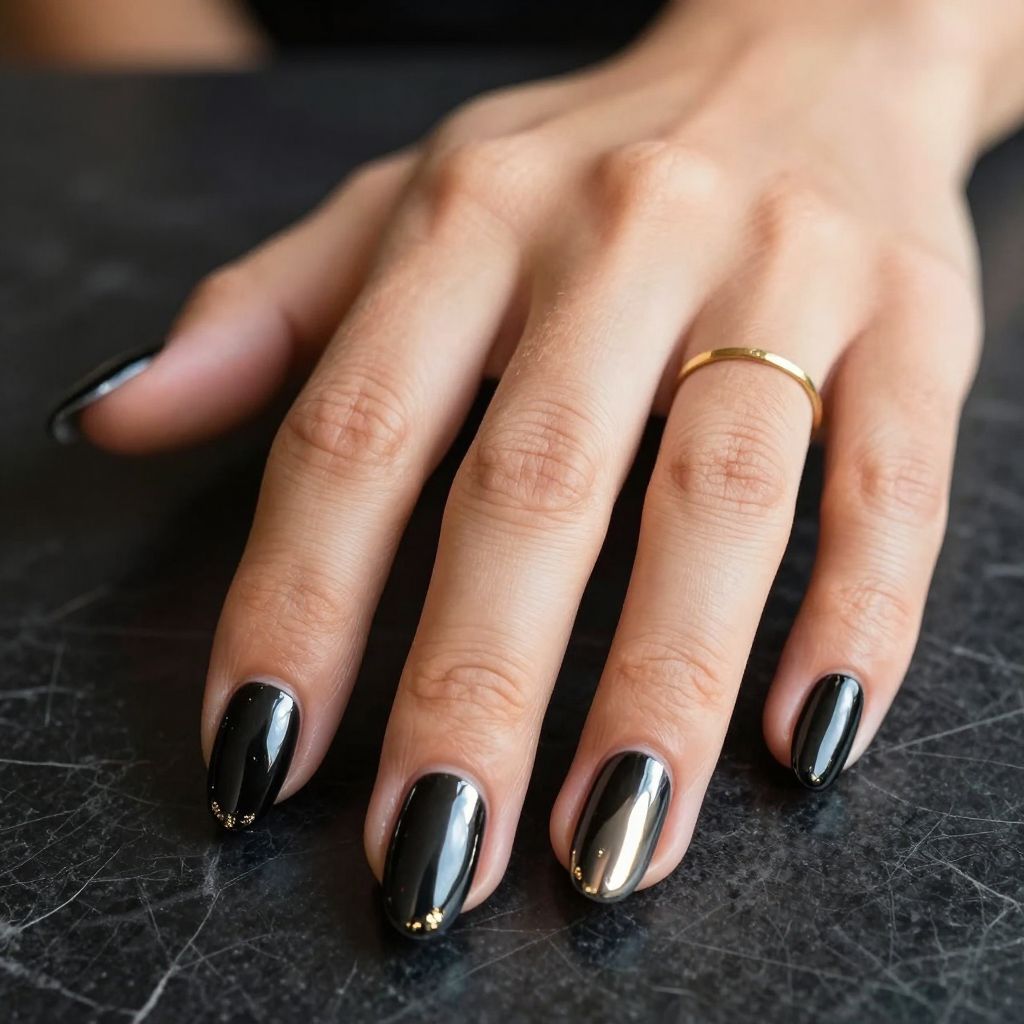 Classic Black Cat Eye with Chrome Finish