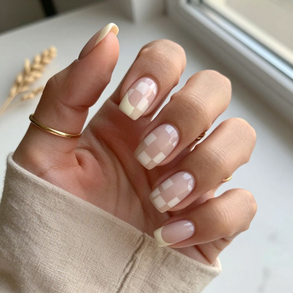 Nude and Cream Minimal Checker