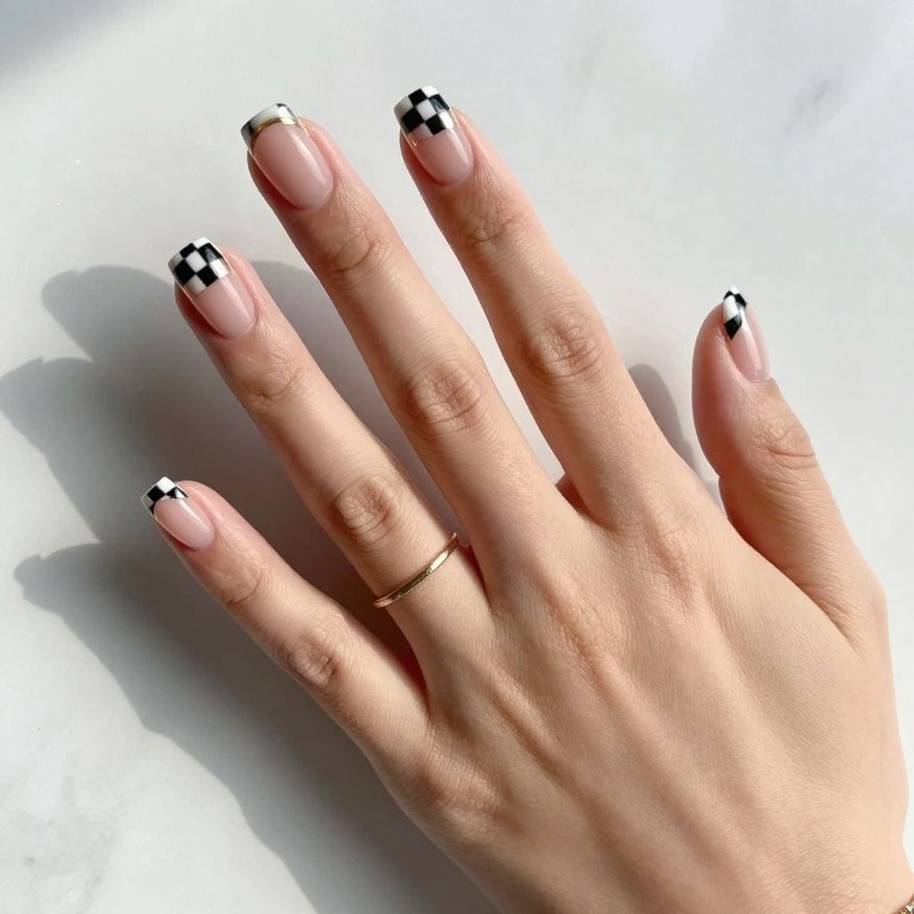 French Tip Checker Mix