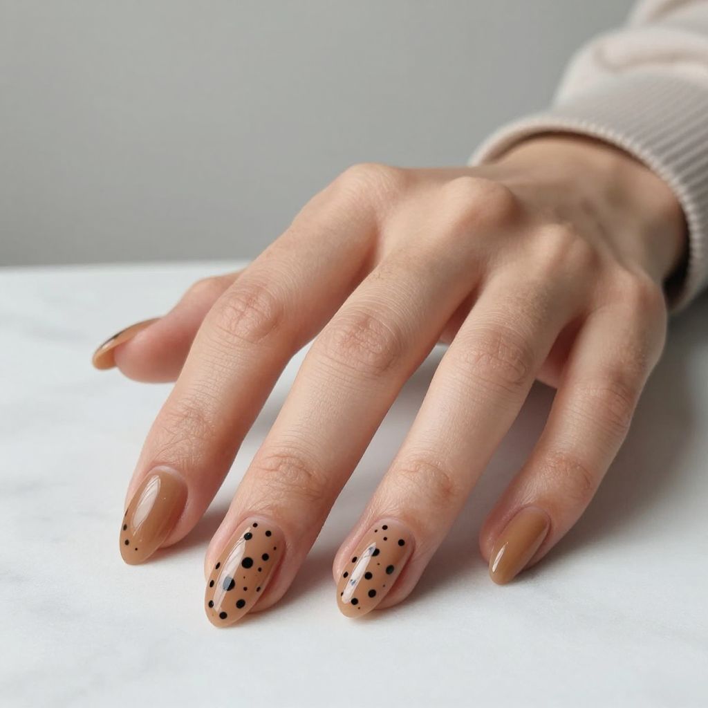Cheetah print nail idea 1