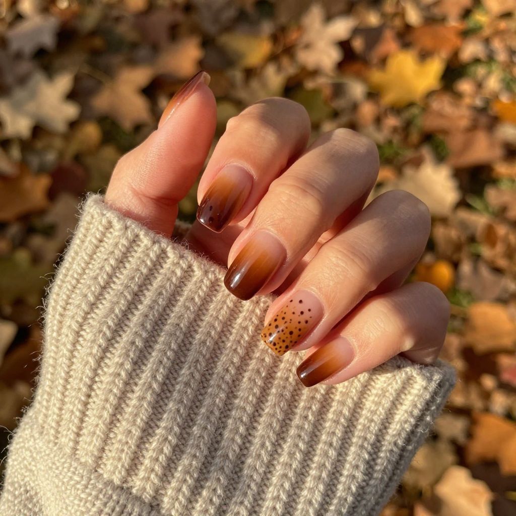 Cheetah print nail idea 3