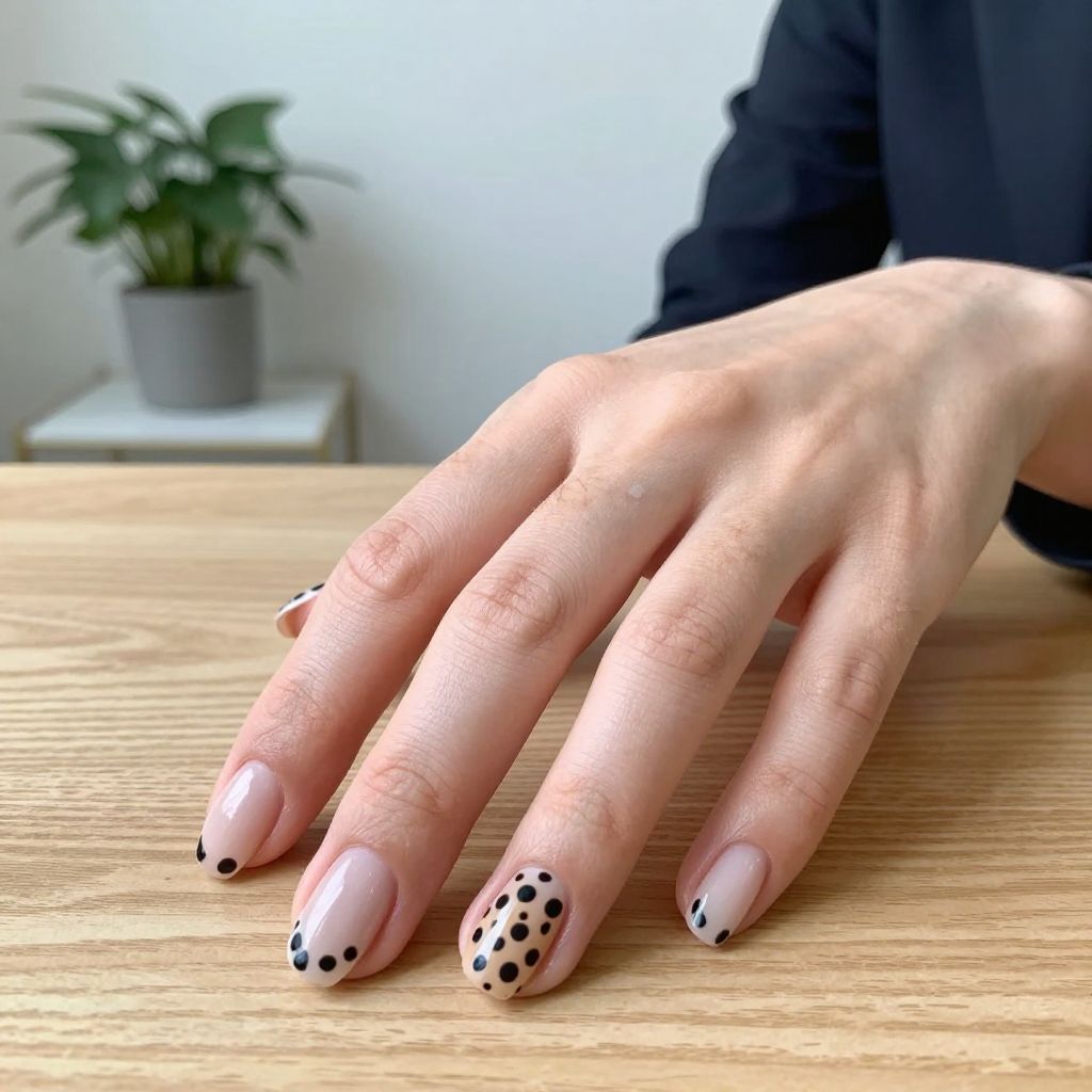 Cheetah print nail idea 4