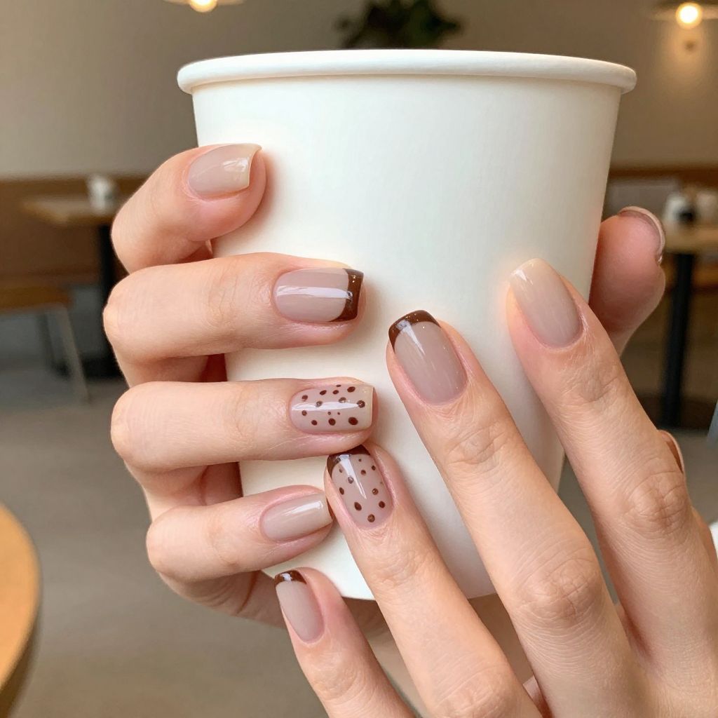 Cheetah print nail idea 6